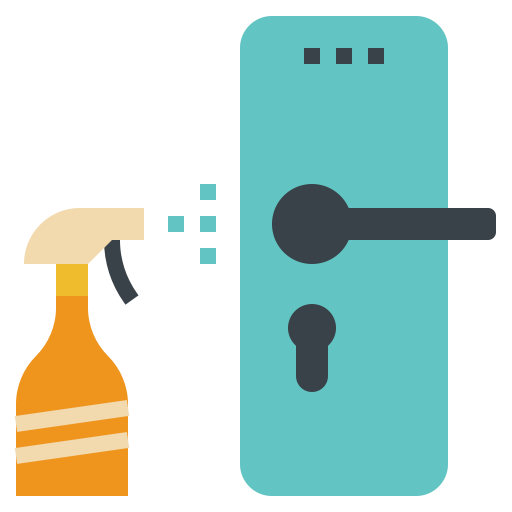 cleaning door hygiene knob object